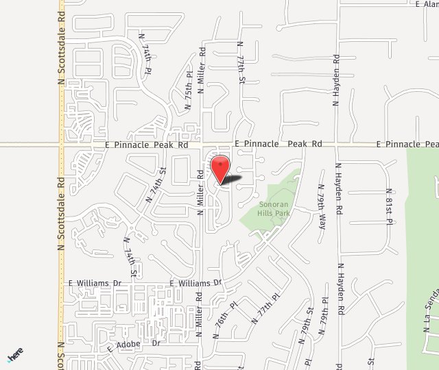 Location Map: 7699 E. Pinnacle Peak Scottsdale, AZ 85255
